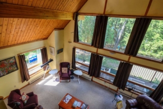 Lounge viewed from the staircase